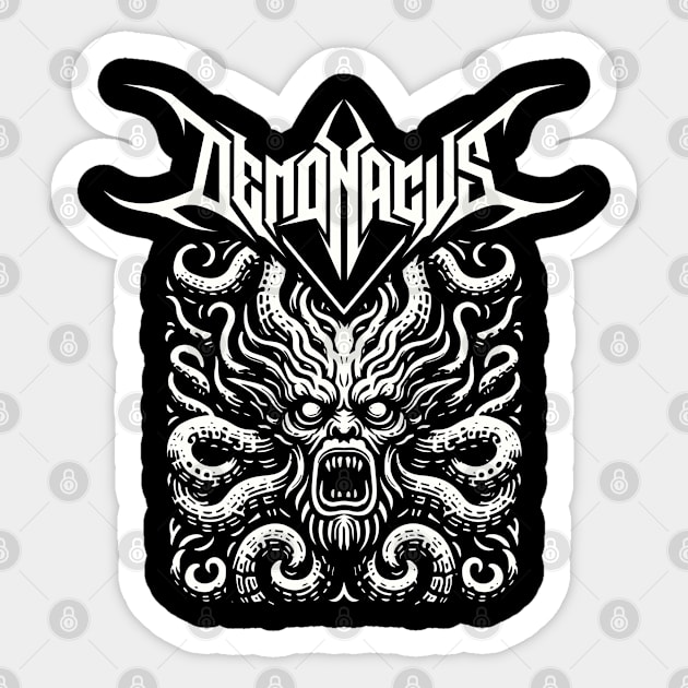 Demon, Demonacus Sticker by Rembetek